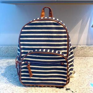 Canvas Strip Backpack